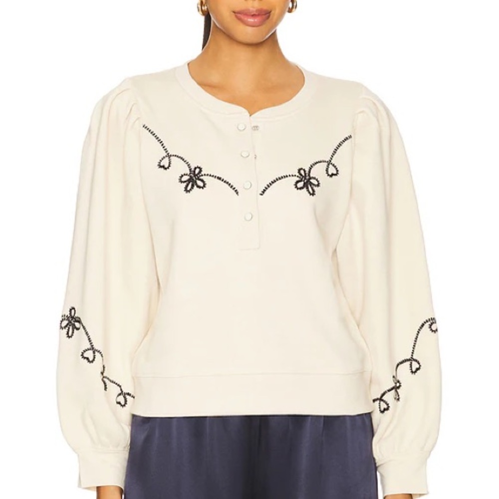 Rails Hanne Sweatshirt in Ecru